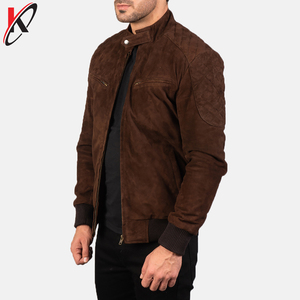 Chaquetas de cuero para hombre de moda 2025, chaqueta de gamuza de Otoño de Color sólido, chaqueta de terciopelo informal Simple Popular para hombre. - Product Image 4