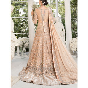 Vestidos Casuales Largos Paquistaníes para Mujer, Diseño Personalizado, Vestido de Fiesta Bordado de Boutique con Logotipo Personalizado, Color Sólido - Product Image 3