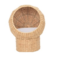 Lit pour animaux de compagnie et chat en osier naturel tissé en herbe de mer, panier suspendu en herbe de mer tissé, nouveau design 2022 en provenance du Vietnam