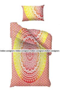 Ombre Mandala Bohemian Twin Size Bedding Set <b>Pillow</b> <b>Case</b> Cotton Reversible Quilt Duvet Cover Home Decor By Indian Consigners - Product Image 5