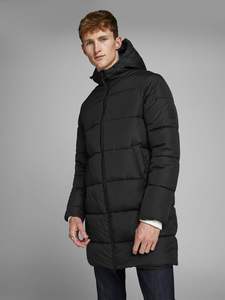 Veste matelassée en duvet de haute qualité personnalisée manteau d'hiver à col montant de grande taille pour hommes - Product Image 3