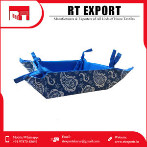 Cesta de pan de algodón con diseño impreso de flores, la mejor cesta de pan de prueba más vendida a un precio asequible - Product Image 2