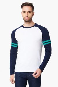 ขายส่งด่วนแห้งผู้ชายเต็มแขนเสื้อยืดธรรมดาผ้าฝ้าย60% โพลีเอสเตอร์40% ผู้ชายสลิมฟิตเสื้อยืดคอกลมที่กำหนดเองฤดูร้อนเสื้อยืด - Product Image 4