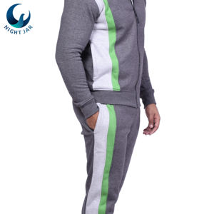 Conjunto Deportivo de Chándal de Forro Polar para Hombre, de 2 Piezas, Ajustado, con Logotipo Personalizado de Alta Calidad, Diseño Estampado, Invierno - Product Image 6