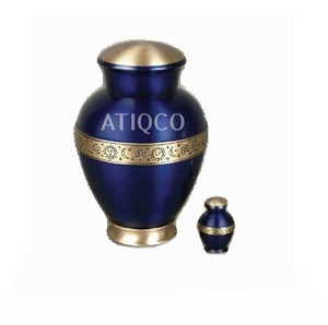 Nueva apariencia con precio razonable, urna funeraria hecha a mano para accesorios funerarios humanos, cremación de urna de latón con calidad superior - Product Image 4