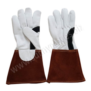 ราคาถูกอัตราวัวหนังเชื่อมอาร์กอนถุงมือสำหรับขาย - Product Image 3