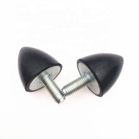 Molde personalizado de silicona cónica/caucho de nitrilo, Amortiguador de vibración, bloque silencioso, precio de fábrica