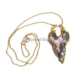 Collier de pointes de flèches avec plaqué argent - Product Image 3