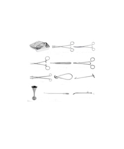 Kit d'instruments de sage-femme, source d'alimentation manuelle, acier inoxydable, titane, clip métallique, ensemble d'instruments chirurgicaux de base - Product Image 6