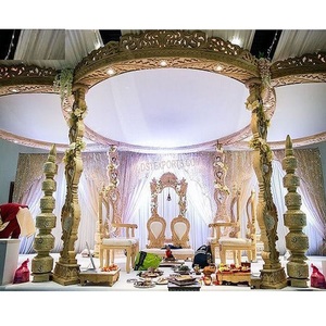 ชุดแมนเด็บแกะสลักไม้สำหรับงานแต่งงานดีไซน์ใหม่ทำจากไม้แกะสลักสำหรับงานแต่งดีไซน์ใหม่ - Product Image 1