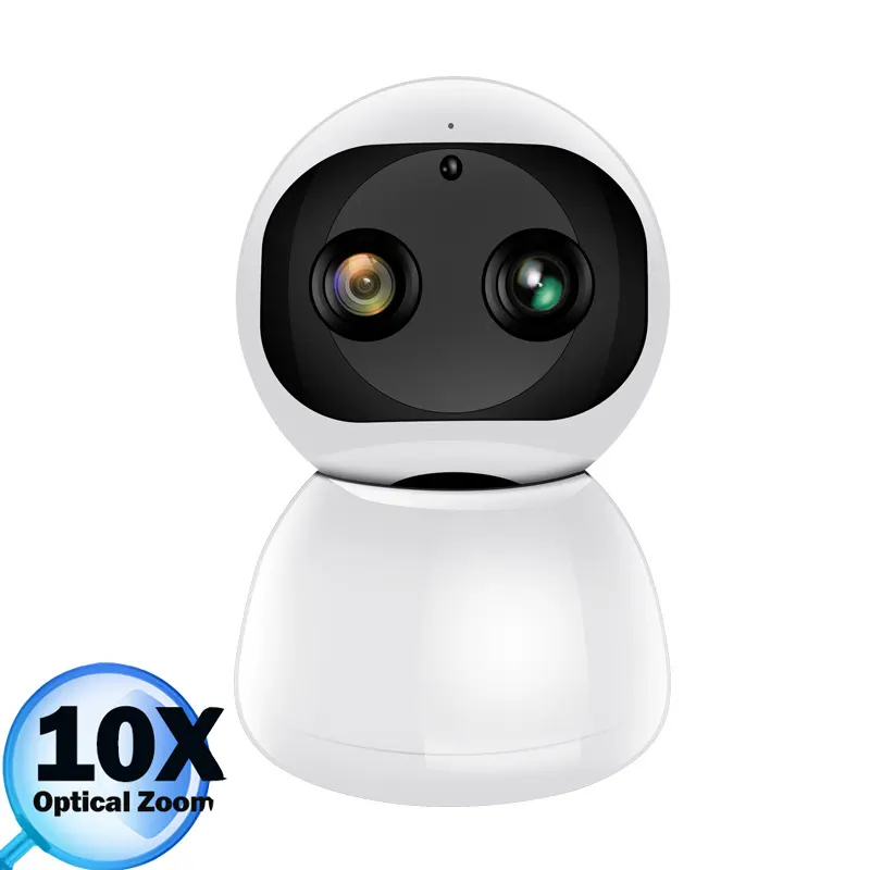 Zosi — caméra de Surveillance intérieure PTZ IP WiFi hd 1080P, dispositif de sécurité domestique sans fil, babyphone vidéo, avec Zoom x 360