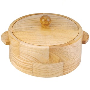 Wood Roti <b>Box</b> Storage Containers <b>Box</b> Set <b>Wooden</b> Carved Wood <b>Box</b> Lid Handle for Knob Price Gift Packing - Product Image 6