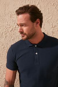 Logotipo personalizado al por mayor algodón bordado Logo Polos Plain Golf Custom Polo Shirt - Product Image 5