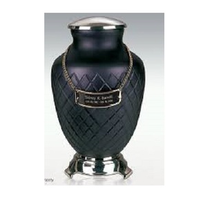 100% ทองเหลือง,โกศเผาสำหรับมนุษย์ขี้เถ้าภาชนะขวดหม้อฝังศพ Urn ทันสมัยธรรมดา,พิมพ์จากผู้ผลิตอินเดีย - Product Image 5