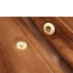 Chaqueta de cuero personalizada para motociclista, chaqueta de cuero marrón de alta calidad, a la moda - Product Image 6