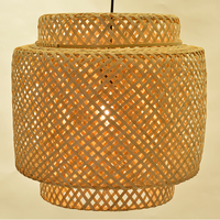 Lanterne suspendue en bambou au Style ancien, fait à la main, éclairage d'intérieur, luminaire décoratif de plafond, idéal pour un Restaurant