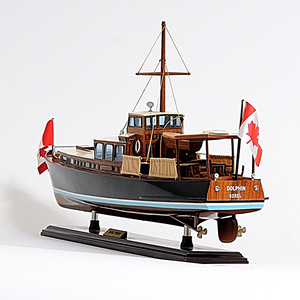 Dolphin modelo hecho a mano 68 cm cedro madera réplica barco soporte de exhibición incluido coleccionable decoración regalo al por mayor - Product Image 4