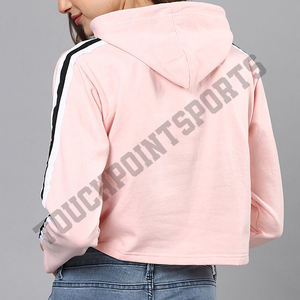 Sudadera con capucha para mujer, de manga raglán, venta al por mayor - Product Image 3