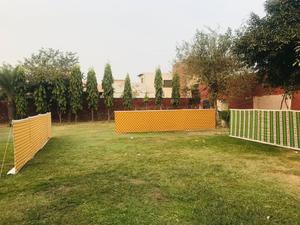 Mur latéral en toile de taille personnalisée, coupe-vent, noir et blanc, pour tente, jardin, désert, équipement de Camping de plein air - Product Image 6