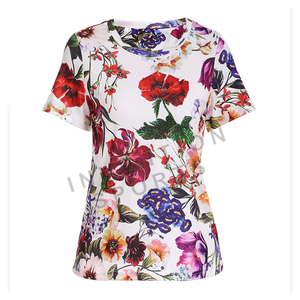 2021อินเทรนด์แฟชั่นผู้หญิงเสื้อยืดที่ขายดีที่สุดผู้หญิงระเหิดเสื้อยืดสำหรับขาย - Product Image 5