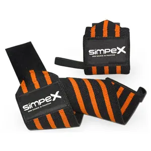 Benutzer definiertes Etikett Fitness Gewichtheben Handgelenk wickel Mehrfarbige atmungsaktive Hands tütze Gym Wrist Wraps Brace