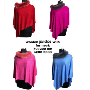 High Quality Soft Winter Warm Large Pashmina Women's Boho <b>Scarf</b> Shawl Made From Premium Wool - Product Image 2