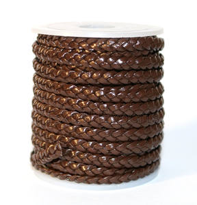 Las mejores cuerdas para hacer joyas, 3mm, 4mm, 5mm, correas de cuero trenzado, bolsas de cordones de cuero tejido, componentes de accesorios de joyería de cristal para perros - Product Image 3