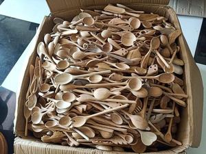 2024 ขายส่งช้อนซุปไม้ด้ามยาวสไตล์ญี่ปุ่นและเกาหลีและส้อมโลโก้ที่กําหนดเอง - Product Image 2