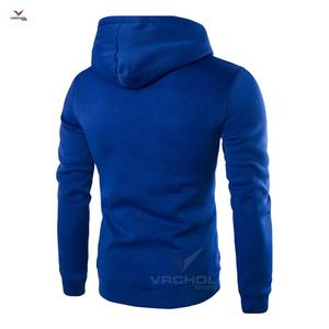 Sudaderas con capucha impresas con logotipo personalizado para hombre, patrón sólido de gran cantidad, talla grande, método de tejido de punto bordado anticontracción - Product Image 2