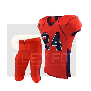 Uniforme de football de bonne qualité avec design personnalisé, ensembles d'uniformes de football américain en polyester - Product Image 4