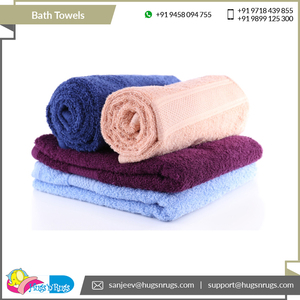 Toalla de Baño Jacquard 100% Algodón Tejido - Tamaño y Logotipo Personalizables, Hermosos Colores, Secado Rápido y Duradera, Servicios OEM Disponibles en India - Product Image 3