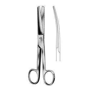 Tijeras Vasculares Quirúrgicas DOYEN de Alta Calidad, Hoja Curva, Instrumentos Generales, Acero Inoxidable, Tijeras Doyen Curvas de 18 cm - Product Image 6