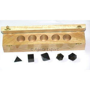 Juego de piedras de sangre de Geometría Sagrada estilo Feng Shui, piedra preciosa de ágata tallada en mascota para decoración del hogar u oficina - Product Image 1