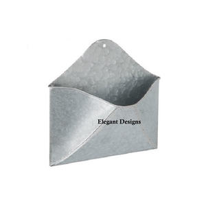 Décoratif pour la maison Design attrayant forme arrondie jardinière galvanisée poche à la main fournisseur en gros jardinière murale exigeante - Product Image 4