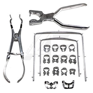 ชุดอุปกรณ์ยางกั้นน้ำลาย บริงเกอร์ แคลมป์ ทิสชูรีแทรคเตอร์ แบบใช้มือ ทำจากสแตนเลส สำหรับงานทันตกรรม รูปทรงตามหลักสรีรศาสตร์ รุ่น 2026 - Product Image 3