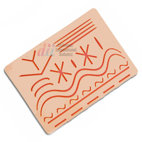 Simulador de Piel Humana de 3 Capas para Prácticas de Sutura Quirúrgica, con Grasa y Músculo, de Silicona Compuesta