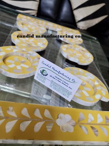 CMC ถาดรองแก้วอะคริลิกพร้อมถาดรองจานครึ่งถาดสำหรับห้องครัวใช้โลโก้ออกแบบได้ตามต้องการสำหรับเสิร์ฟชาและกาแฟ - Product Image 5