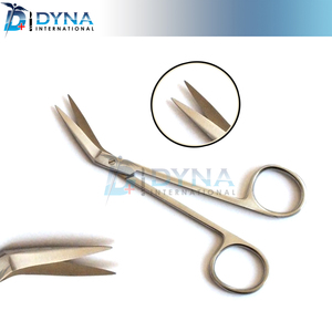 Iris Scissors angled surgical Dental surgery Gum Piercing shears 12 cm - Product Image 3