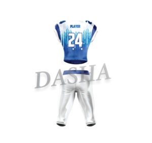 Uniforme de football américain classique imprimé personnalisé pour hommes, ensemble de vêtements de sport respirant antibactérien de haute qualité pour adultes - Product Image 2