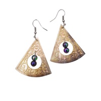Boucles d'oreilles hawaïennes, bijoux bohèmes, design mixte, sculptées à la main, style polynésien, pour femmes et filles, accessoire