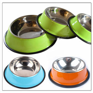 24 oz Eco-Friendly <b>Stainless</b> <b>Steel</b> <b>Dog</b> <b>Bowl</b> Anti-Slip Metal Design Pet <b>Bowls</b> & Feeders - Product Image 5