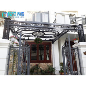 Rail en fer forgé, clôture de jardin principal, m - Product Image 1