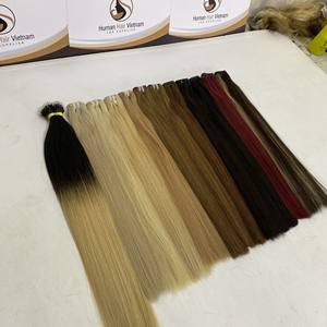 Highlight 6 Color Virgin Human Hair Bundle Weave Hair 30inch , Can Dye Color 2 4 8 27 30 44 130 99j T1b/ Grey - Product Image 3