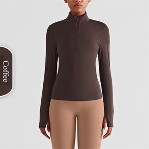 Camisa Deportiva de Montar a Caballo para Mujer, Transpirable, Ecológica, Anti-UV, con Cierre de Tres Cuartos, Hecha a Medida, Ajustada, de Spandex/Poliéster - Product Image 6
