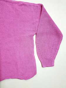 Pull-over en maille à manches longues pour femme, col rond, léger et décontracté, en polyester/coton, marque Brand Labels, Bangladesh - Product Image 3