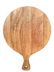 Planche à découper en bois de manga, cuisine ronde, épaisse et résistante, planche à découper en bois - Product Image 2