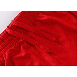 Pantalones Cortos de Baloncesto Transpirables de Color Rojo Liso para Hombre 2026 - Product Image 4