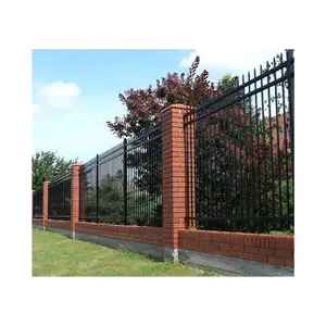 Heat treated metal fence Housing Fencing Trellis HSE-C126 model wood type pressure use for garden gates type