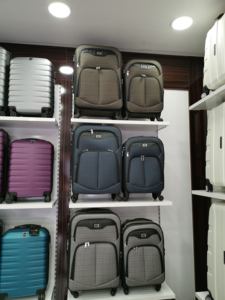 2021 Top Sale Newest Quality Soft Candy Pattern Frame Shape Satin Lining Unisex 3pcs Cotton Fabric Travel <b>Suit</b> <b>Case</b> <b>Set</b> - Product Image 2