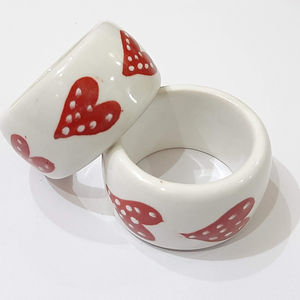 Offre Spéciale personnalisé coeur gravé ronds de serviette accessoires de mariage décor à la maison et décor de fête en gros - Product Image 1